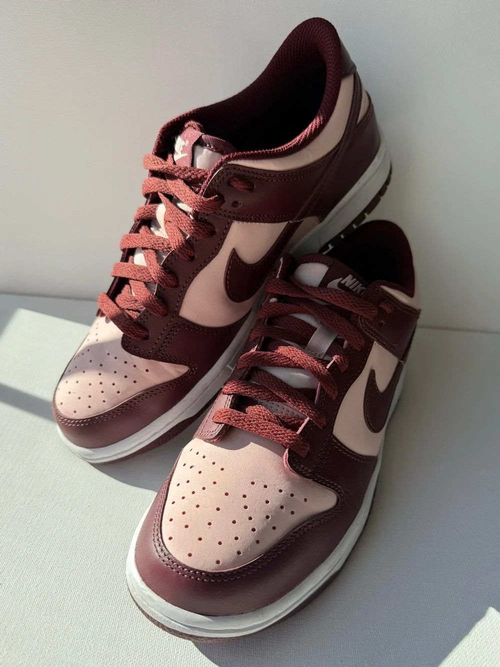 Nike Dunk Low Dark Team Red Echo Pink GS 7Y Women’s 8.5